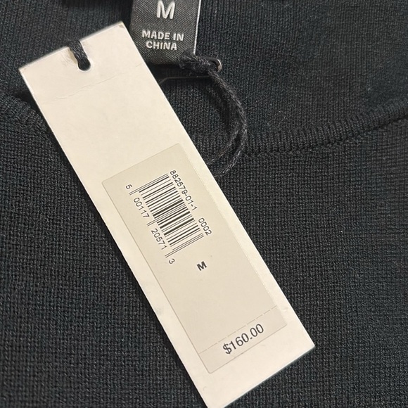 NWT Banana Republic Black CeCe Knit Wrap Size Medium. - Picture 6 of 6